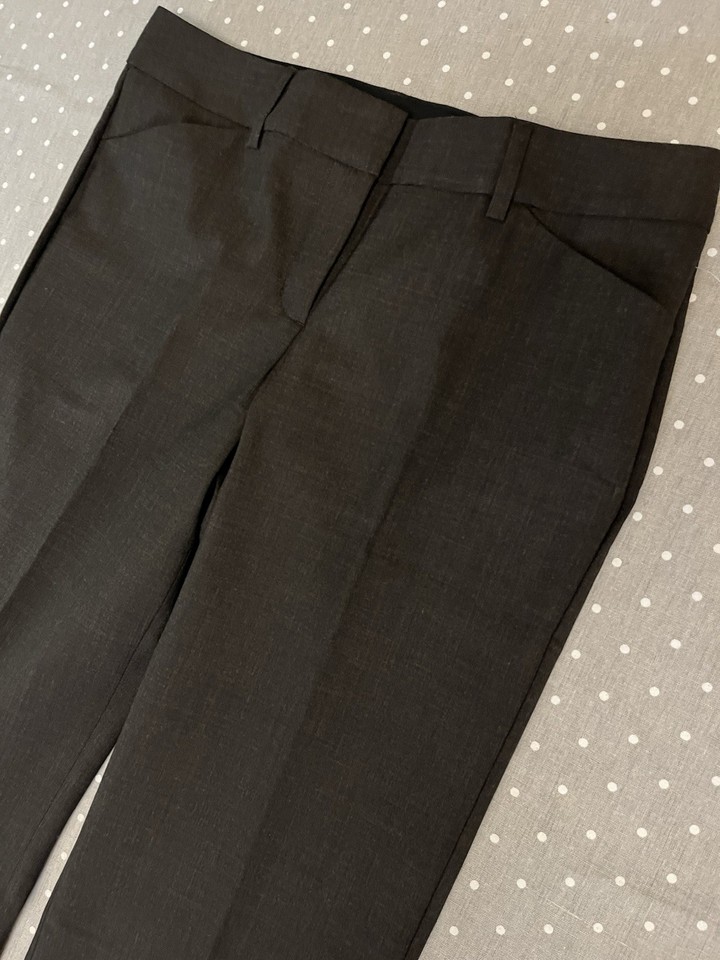 VINTAGE EXPRESS DESIGN STUDIO BROWN 'EDITOR' FLARED POCKET TROUSERS US ...