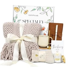 Gifts for Women, Get Well Soon Gifts for Women, Sympathy Care Baskets, Khaki