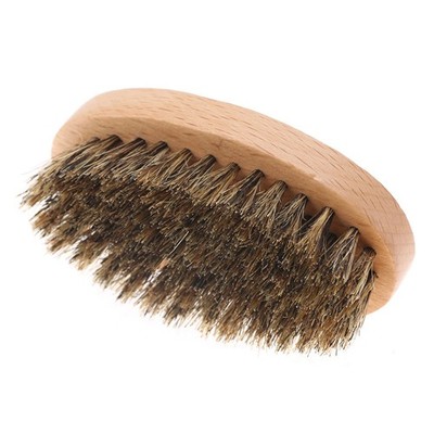 Men Face Hair Cleaning Brush Moustache Oval Beard Shaving Massage Brush SET