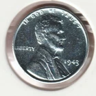 1943 WWII Lincoln Wheat Steel Penny Collectible US Collection Very Good War Coin