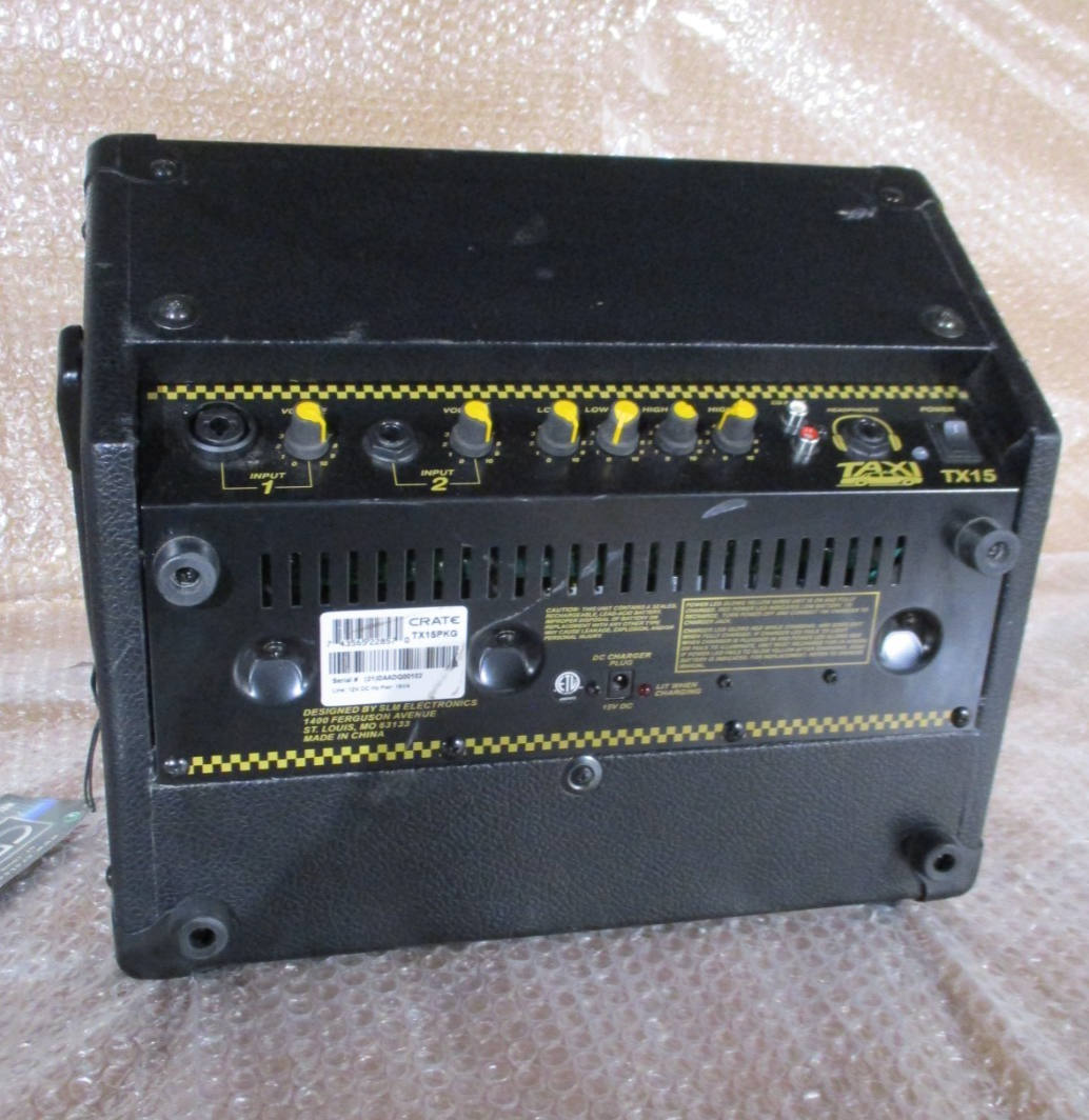Crate Taxi TX15 Portable Guitar Amp 2 Channel Amplifier | eBay