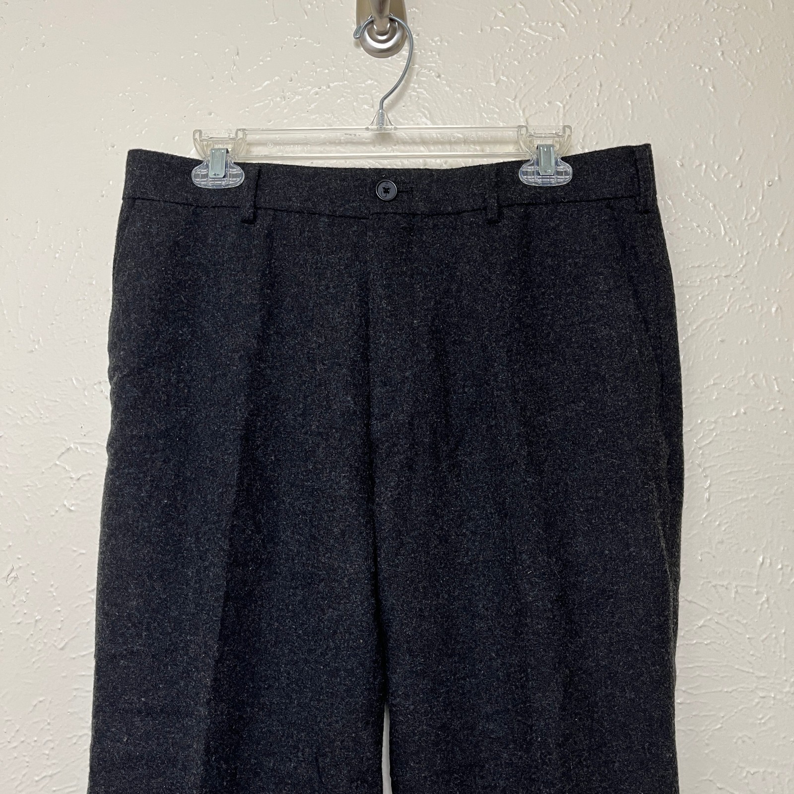 Uniqlo JW Anderson Pants Mens 32x27 Black Wool Blend