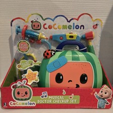 Cocomelon Musical Doctor Checkup Set Case 4 Play Pieces With Sound  Dr Song-NIB