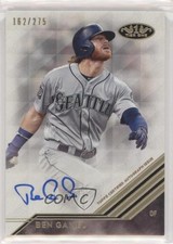 2018 Topps Tier One Break Out Auto 162/275 Ben Gamel #BA-BG Auto 08jk