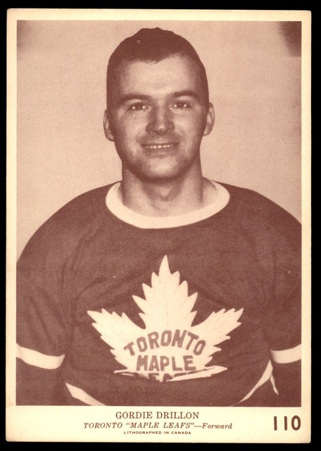 1940-41 O-Pee-Chee V301-2 #110 Gordie Drillon Maple Leafs VG-EX+