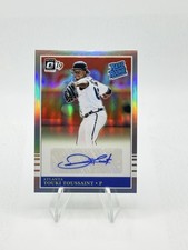 2019 Donruss Optic Touki Toussaint Rookie Retro 85 Holo Auto Braves #/99 SP