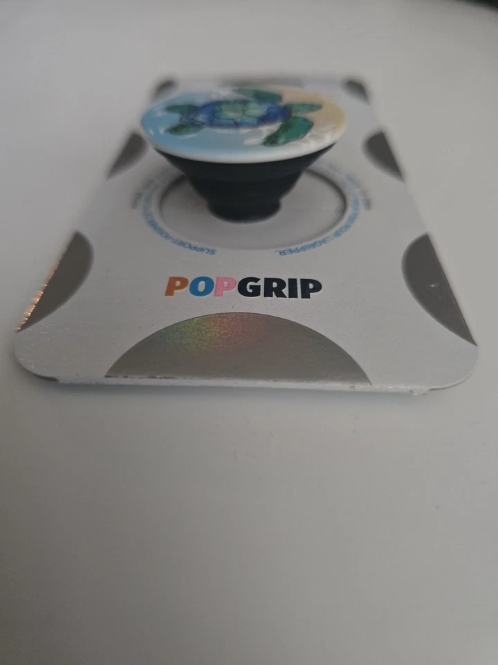 Acessório de celular PopSockets top intercambiável PopGrip tartaruga tortuga novo com etiquetas - Imagem 4 de 4
