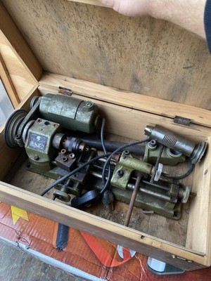 VINTAGE UNIMAT-SL Model DB-200 AUSTRIA MINI LATHE Black Badge (TESTED WORKS)