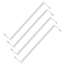 4 Pack 9.8 Feet Coiled 1.6 Feet Phone Cord for Landline, White