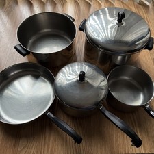 Vintage Farberware Stainless Steel Aluminum C...