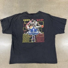2010 NBA All Star Game Dallas East West Kobe Bryant LeBron James Shirt XXL
