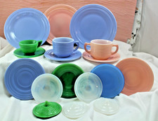 Lot 18 Pcs. Vintage Hazel Atlas Moderntone Glass Little Hostess Child's Dish Set