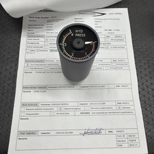 KRATOS 50483-20 747 PRESSURE INDICATOR (lighted) Boeing 10-61255-20 55518