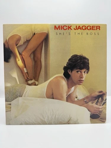 MICK JAGGER She's The Boss LP 1985 VG+/VG+ 1ST PRESS w/ INNER Rolling Stones
