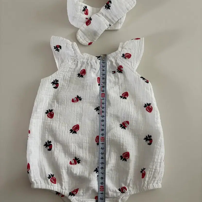 Tommy Baby Strawberry Bodysuit & Headband Set 12M thumbnail 3