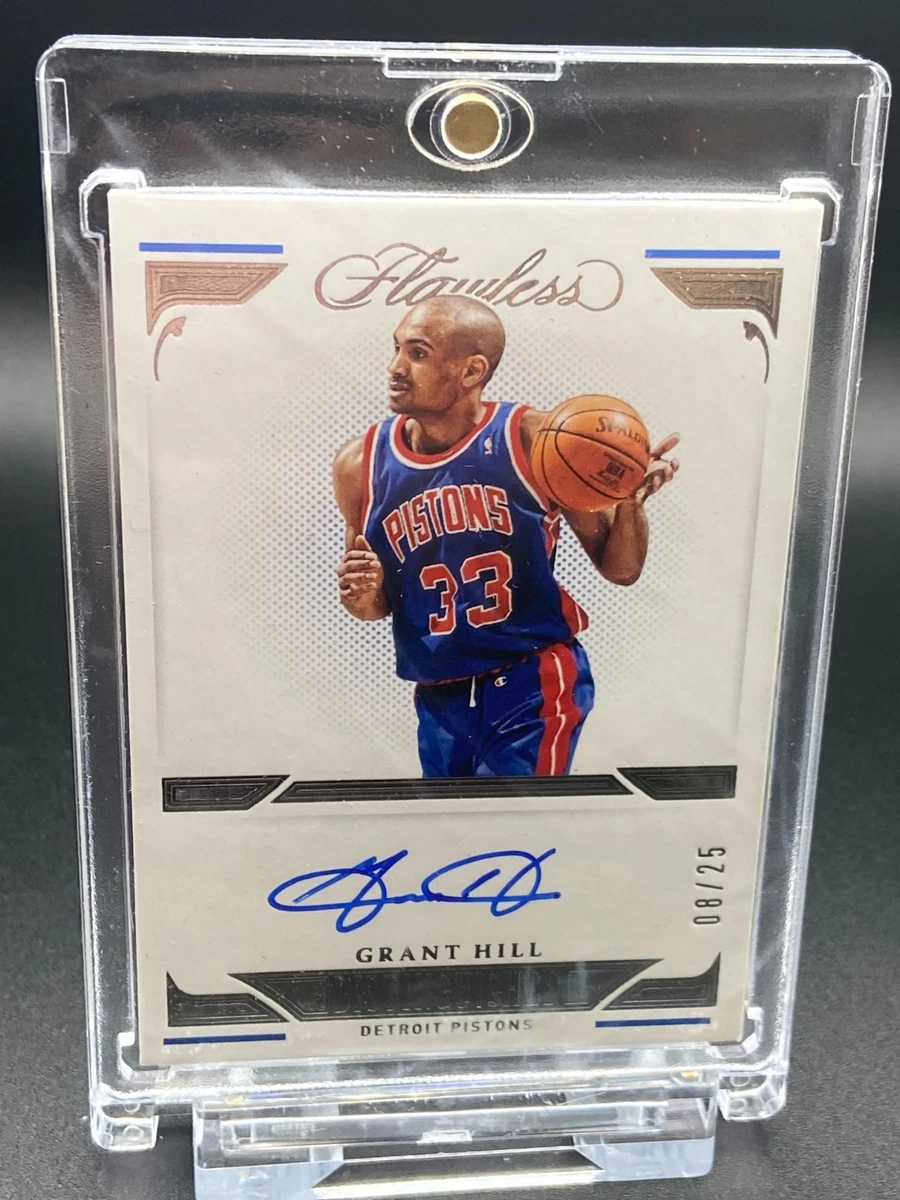 Panini Grant Hill Basketball Original Autographed Sports Trading