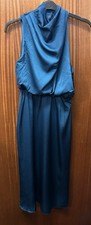 No Brand Size L Teal Maxi Dress 2 Buttons And Zip At Back Very Soft 