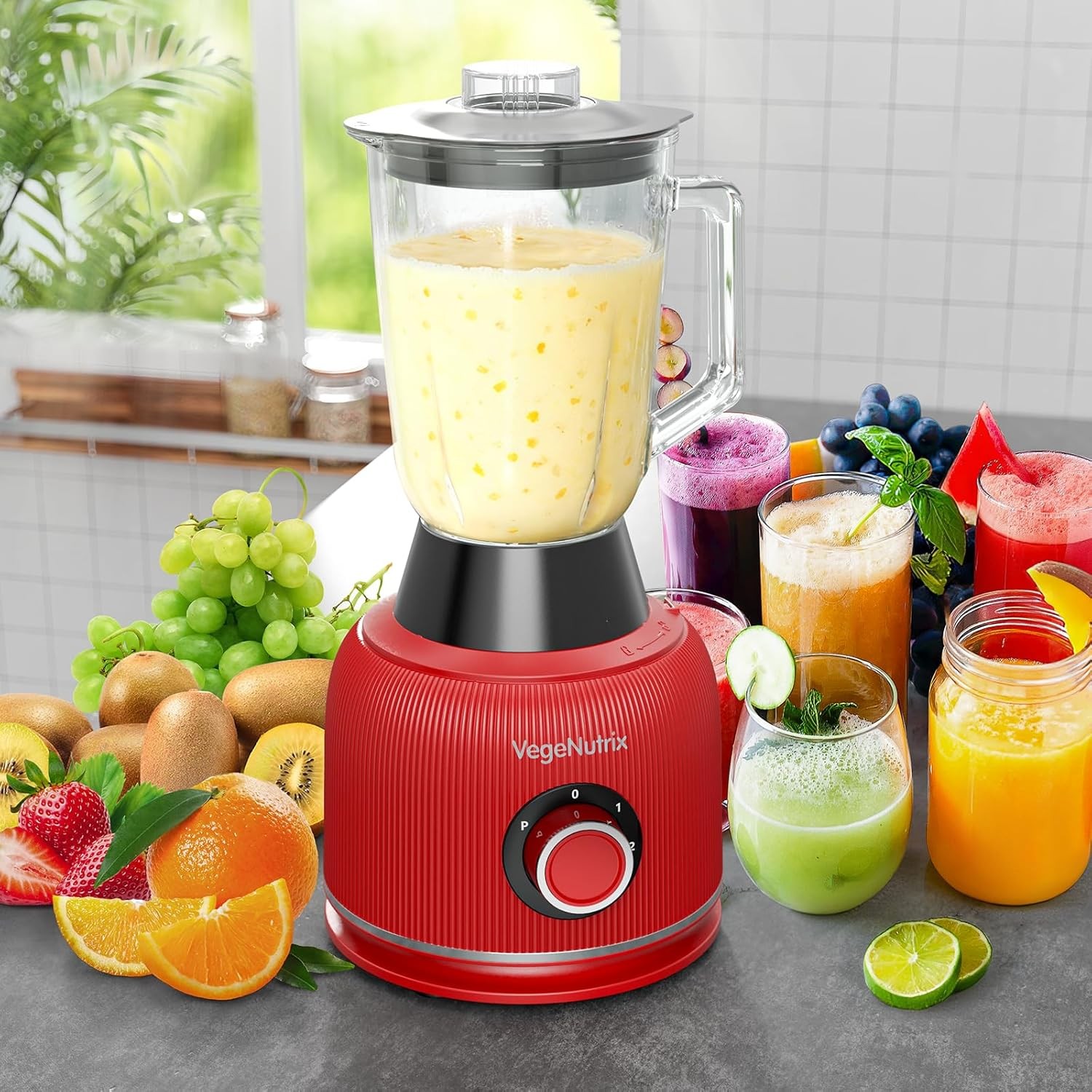 Food Processor and Blender Combo, 88 oz Food Chopper for Meat, Vegetable and Dou