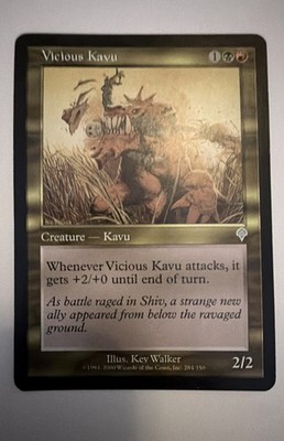 Vicious Kavu Invasion Regular MtG LP