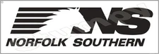 Norfolk Southern  Metal Sign 6" x 18" or 8" x 24"