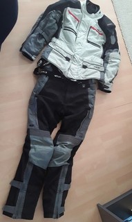 Motorradkombi Goretex 2 teilig Held Gr. XL Cordura ACS Lüftung 4 Quattrotempi