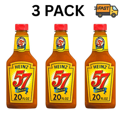Heinz 57 Steak Sauce 20 oz Bottles Pack of 3 Value Pack