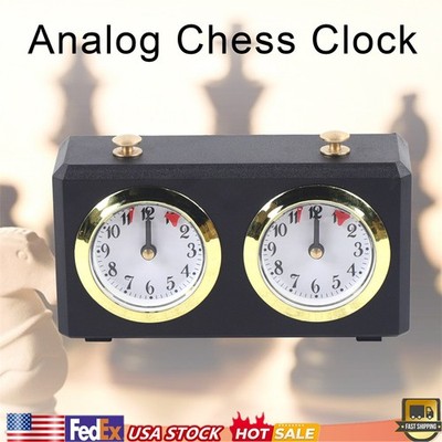 Chess Clock Alarm Chess Timer Mechanical Analog Chess Clock for Board Game Inter