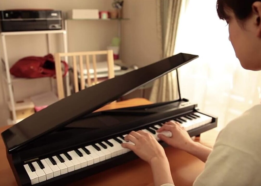 Korg microPiano 61 Key Miniture Grand Piano Autoplay Black