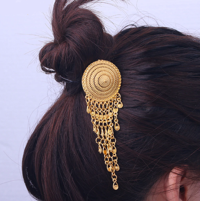 gold side headpiece