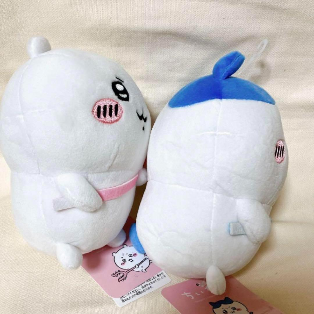 Chiikawa Hachiware Potetama Plush Doll Sasumata 17cm Set of 2