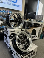 Staggered Weld Racing S15677084P00 Ventura 6 Drag S156 17"x7" And 17x10 6x139.7