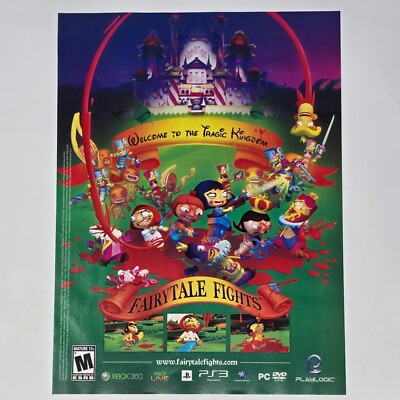 Fiarytale Fights Xbox 360 PlayStation 3 PS3 PC Tragic Print Ad/Poster Promo Art