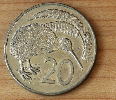 1989 New Zealand 20 Cents Kiwi Bird | eBay