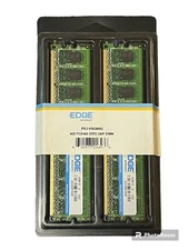 4GB 2x2GB PC2-6400 EDGE 2GN581608 PE21553802 DDR2-800 Desktop Ram Memory Kit