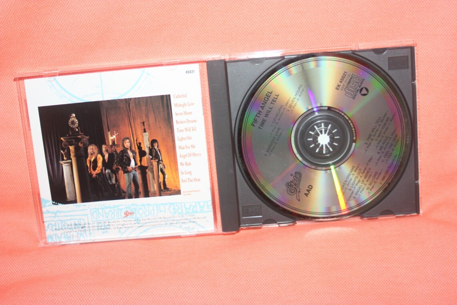 Fifth Angel CD Time Will Tell 1989 EK 45021 | eBay