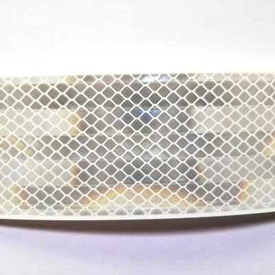 3M Scotchlite Streifen Reflexfolie Reflektorfolie Reflektionsklasse 3, RA3!, weiss