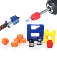 Magnetic Ring Screwdriver Drill Bit Head Magnetizer/Demagnetizer Pick Up Tool