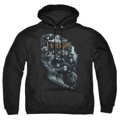 The Hobbit Trilogy ''Cast Of Characters'' Hoodie, Sweatshirt or Long Sleeve Tee