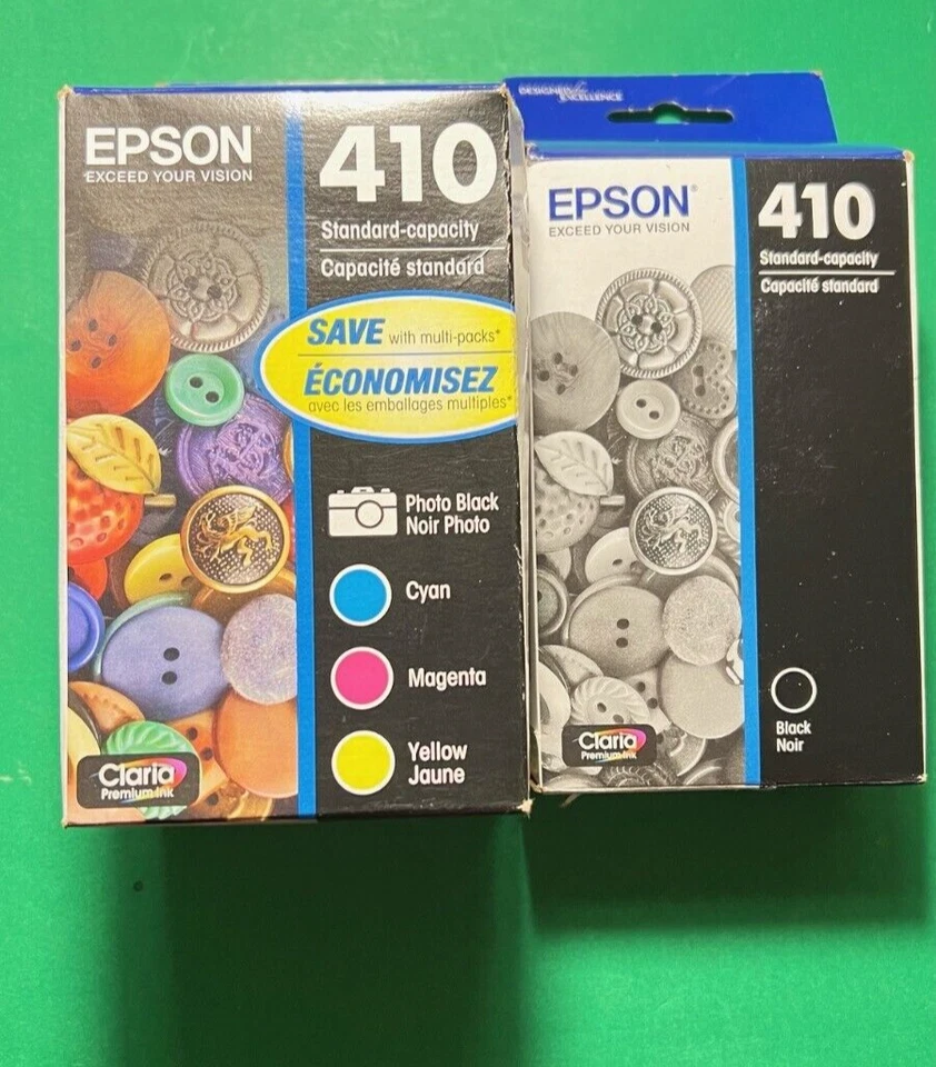 Genuine Epson 410 Ink Cartridge B/C/M/Y-For X830 XP7100 Printer-Photo-OEM 5PK - Image 2 of 3