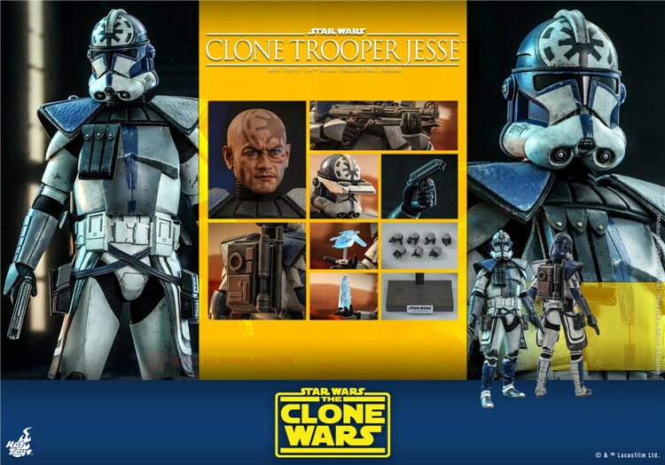 HOTTOYS HT 1/6 TMS064 Star Wars Clone Trooper Jesse Action Figure