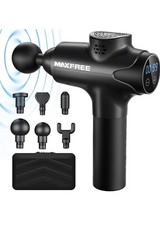 Massage Gun for Athletes, Portable Muscle Massager, Pain Relief, 6 Head ,20 Sp.