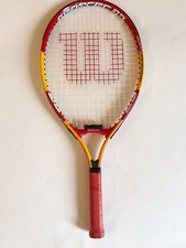 Wilson Roger Federer23 Junior Tennis Rocket Red/ Yellow 3 5/8  volcanic frame