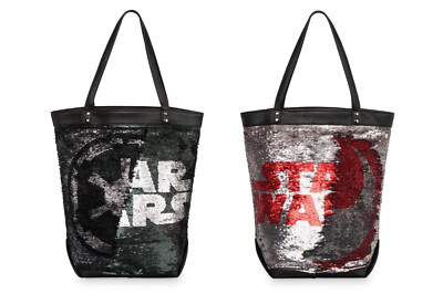 Star Wars Tote Bag, Bling Sparkle Sequins Red Black, Disney  display picture 3