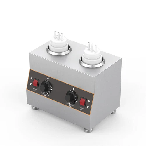2 Bottles 1300ML Commercial Electric Sauce Warmer Jam Cheese Heat Machine Melter - Picture 4 of 13