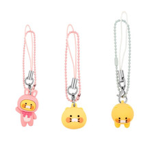 Kakao Friends Choonsik Figure Phone Keyring Accessory Charm Keychain Toy