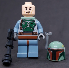 Lego Star Wars Boba Fett brown Minifigure 8097 Figure