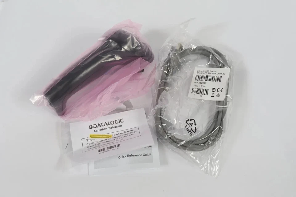 Datalogic QuickScan QD2330-BKK1 1D Laser Barcode Scanner USB Black New