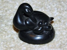 CAPELLA OF DARTINGTON J PECORINI BLACK DUCK & DUCKLINGS MINIATURE FIGURINE