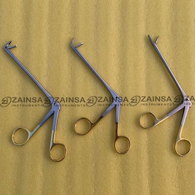 Weil Blakesley Nasal Forceps Straight/45/90 Degree 140 mm 3 PCs Set Fess Surgery