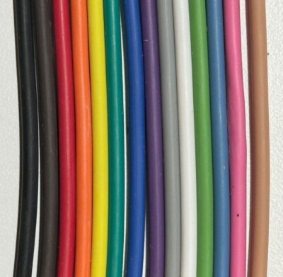 Automotive GXL primary wire 14 AWG 100% copper new in continuous 5' increments